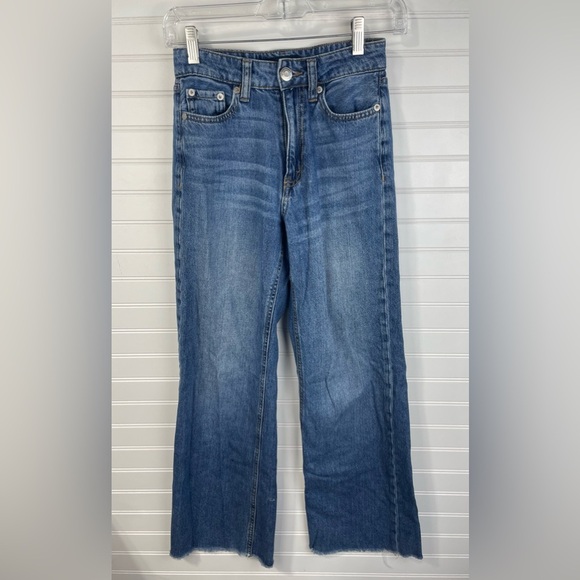 Aeropostale Denim - Aeropostale High Rise Wide Leg Blue Denim Jeans 000R Women’s GUC